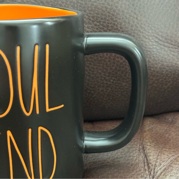 GHOUL FRIEND Rae Dunn Ceramic Halloween Mug - Black & Orange - Picture 4 of 9